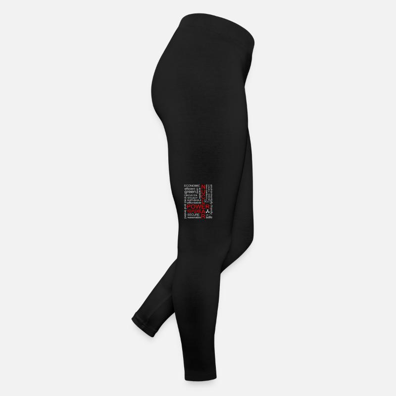 Nuclear Power, Yes Please, Nuclear Energy - Women’s Jersey Leggings - black