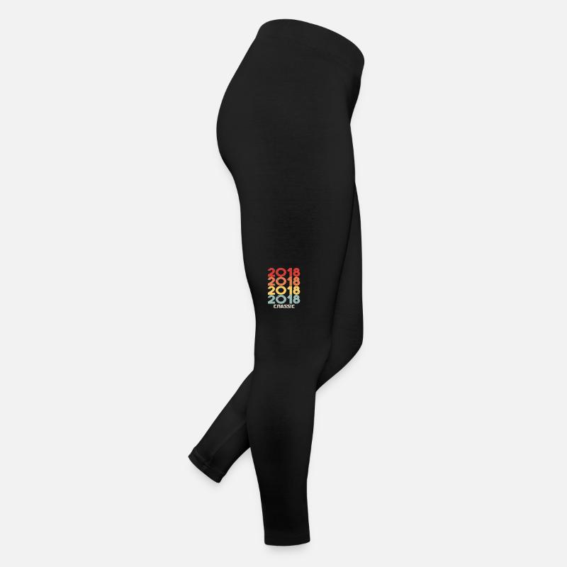 2018 Anniversaire dans le style vintage classique 2018 Legging en jersey Femme