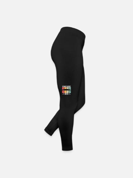Classic Since 2006, Vintage Car Birthday Gift 2006 - Frauen Jersey Leggings - Schwarz - Rechts