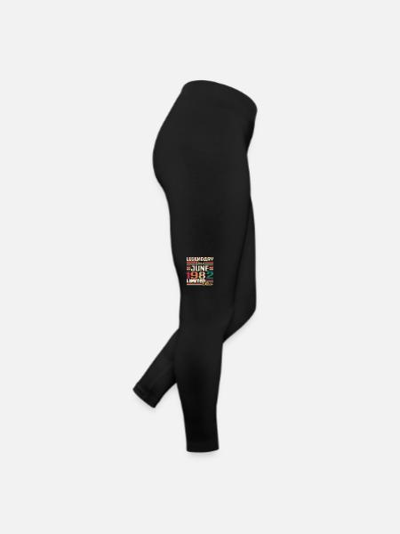 Legendary June 1982 Limited Edition June 1982 - Frauen Jersey Leggings - Schwarz - Rechts