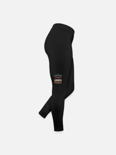 June 1993 Aged to Perfection June 1993 vintage - Frauen Jersey Leggings - Schwarz - Rechts