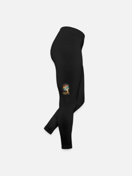 Vintage 1954 - Born In June 1954 - Women’s Jersey Leggings - black - Right