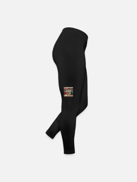 Legendary June 1997 Limited Edition Juni 1997 - Frauen Jersey Leggings - Schwarz - Rechts