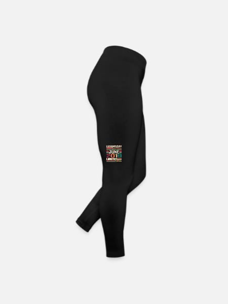 Legendary June 2019 Limited Edition Juni 2019 - Frauen Jersey Leggings - Schwarz - Rechts