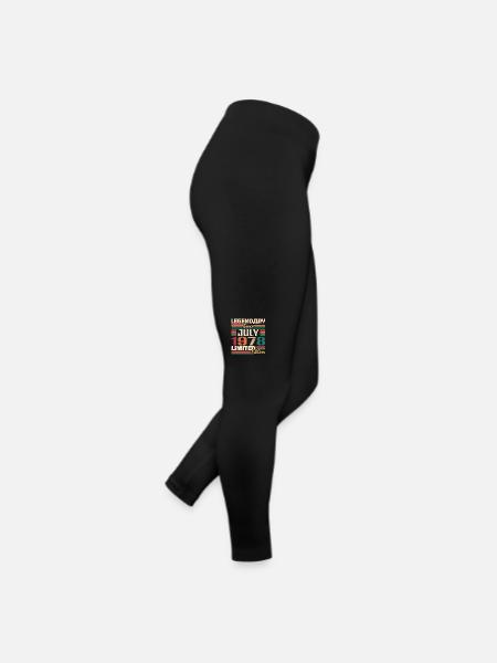 Juillet 1978 Anniversaire Juillet 1978 Juillet Année - Legging en jersey Femme - noir - Droite