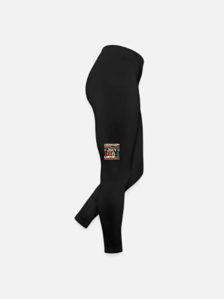 Juillet 1984 Anniversaire Juillet 1984 Juillet Année - Legging en jersey Femme - noir - Droite