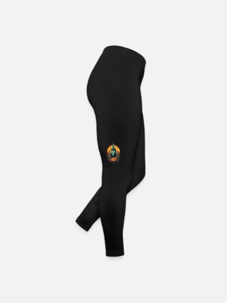 Halloween Costume Creepy - Women’s Jersey Leggings - black - Right