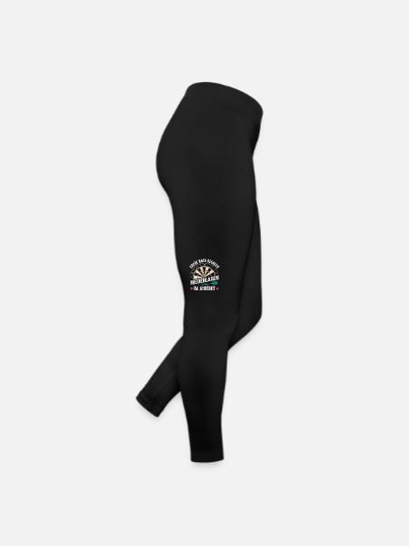 Dart Darts Dartspieler Dartsport - Frauen Jersey Leggings - Schwarz - Rechts