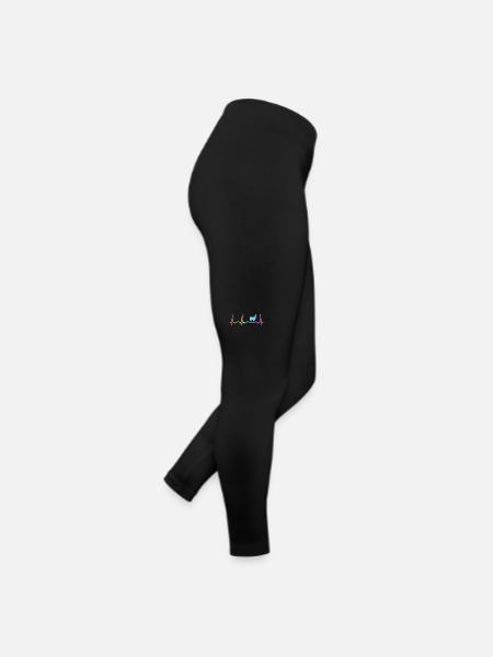 Alpaca Lama Alpaca Animal - Women’s Jersey Leggings - black - Right