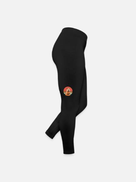 Capybara Capybara Animal rongeur - Legging en jersey Femme - noir - Droite