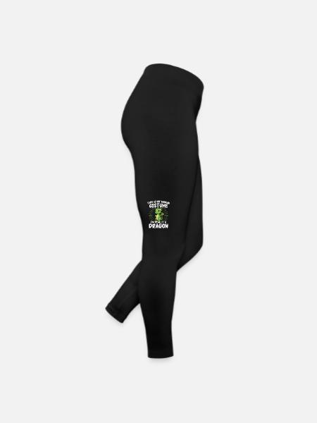 Dragon Mystic Dragon Fantasy - Women’s Jersey Leggings - black - Right