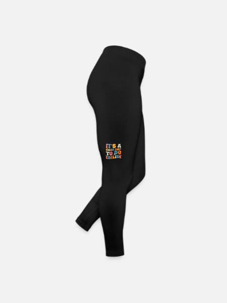 Lehrer Schule Lehrkraft Lehramt Lehrerin - Frauen Jersey Leggings - Schwarz - Rechts