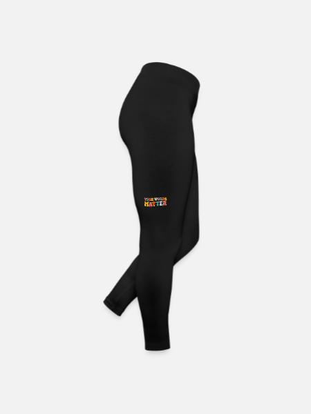 Logopäde Logopädie Sprachtherapie - Frauen Jersey Leggings - Schwarz - Rechts