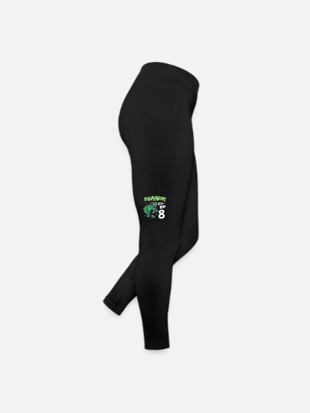 Geburtstagsgeschenk 8 Jahre Geburtstagskind - Frauen Jersey Leggings - Schwarz - Rechts