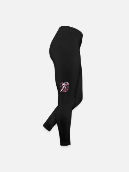 Karaté Karaté Combattant Arts martiaux - Legging en jersey Femme - noir - Droite
