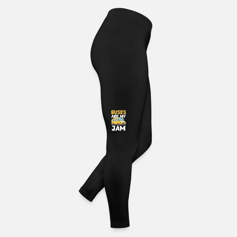 Chauffeur d’autobus Autobus scolaire Legging en jersey Femme