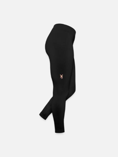 Lapin, Lapin, Animal, Animal De Compagnie, Lapins - Legging en jersey Femme - noir - Droite