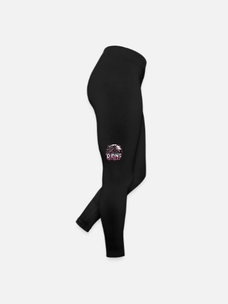 Pferd Pferde Reiten Pferdereiten Sprungreiten - Frauen Jersey Leggings - Schwarz - Rechts