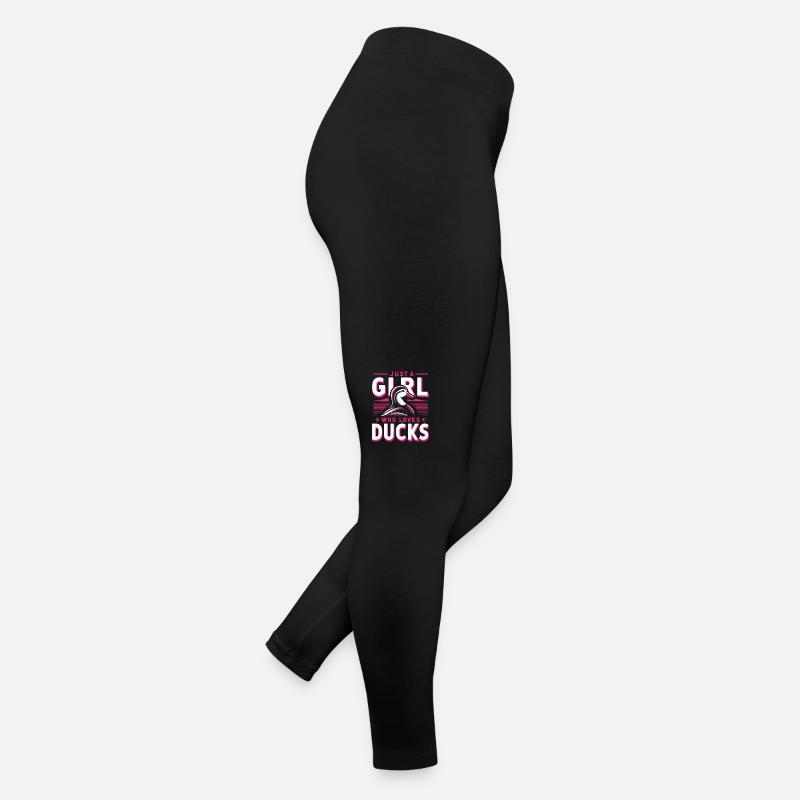 Ente Enten Vogel Tier Quack Frauen Jersey Leggings