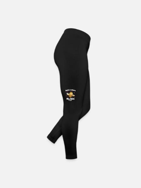 honey bee, beekeeper, bee, bee - Women’s Jersey Leggings - black - Right