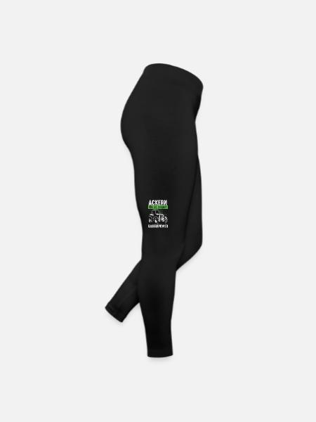 Tractor Farmer Farmer Tractor Tractor Driver - Women’s Jersey Leggings - black - Right