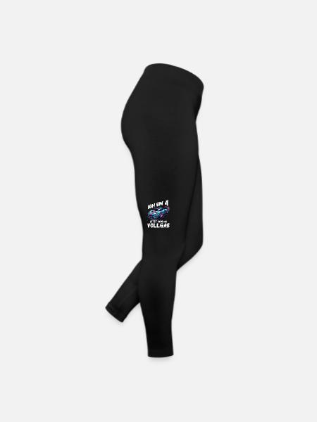 Birthday Gift 4 Years Birthday Boy - Women’s Jersey Leggings - black - Right