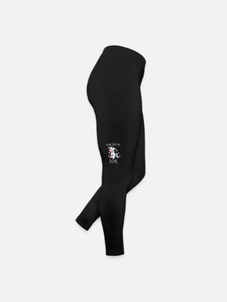 Végétarien Végétalien Bien-être animal Droits des animaux Végétarien - Legging en jersey Femme - noir - Droite