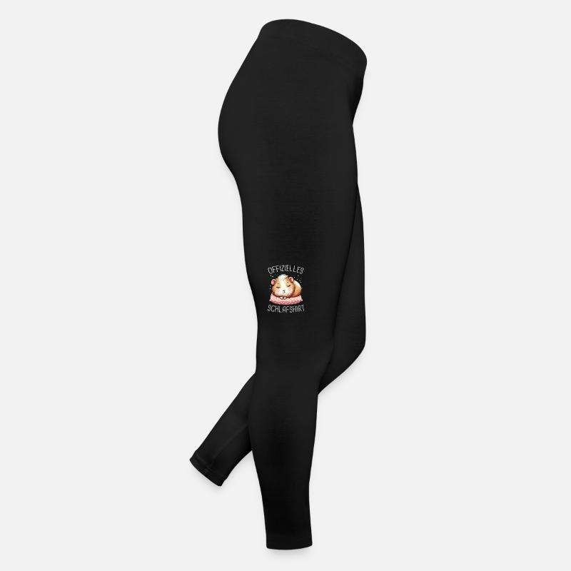 Cochon d’Inde à poil long chiens à crête à poil long Legging en jersey Femme