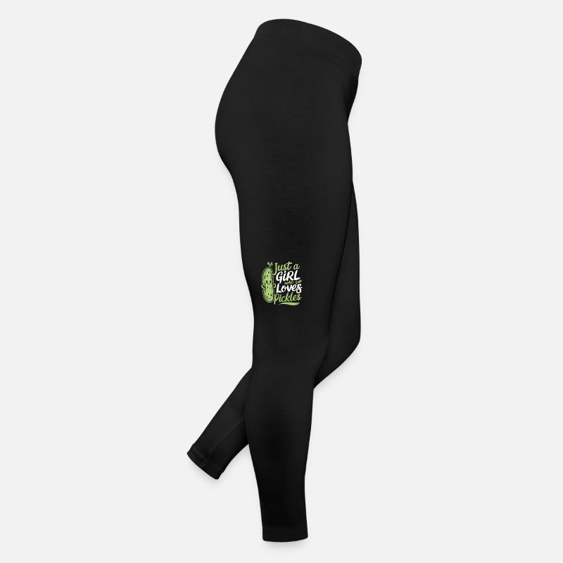 Cucumber, Pickle, Pickle, Food Dill Women’s Jersey Leggings