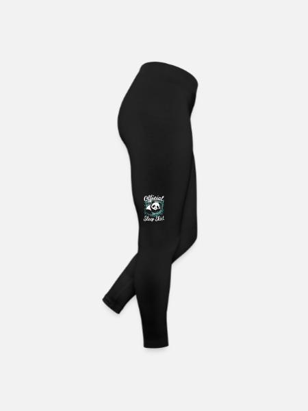 Pandabär Panda Tier Pandas - Frauen Jersey Leggings - Schwarz - Rechts