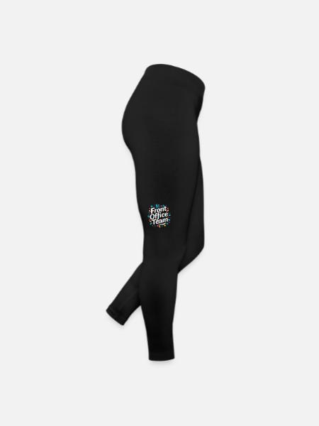 Secrétaire de l’école Front Office - Legging en jersey Femme - noir - Droite