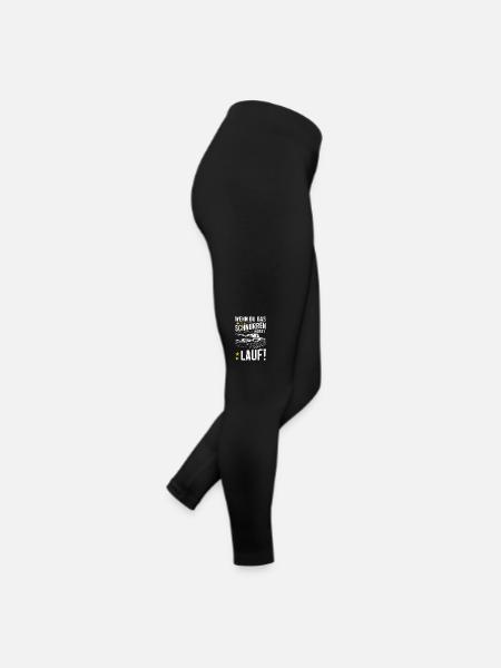 Panzer Kampfpanzer Panzerkampfwagen Panzerfahrer - Frauen Jersey Leggings - Schwarz - Rechts