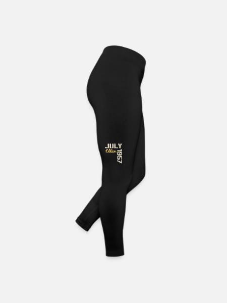 Juillet 1957 Chemise D’anniversaire Juillet 1957 - Legging en jersey Femme - noir - Droite