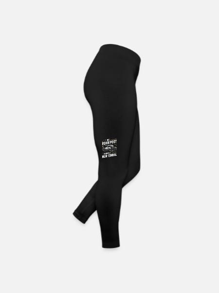 Panzer Kampfpanzer Panzerkampfwagen Panzerfahrer - Frauen Jersey Leggings - Schwarz - Rechts