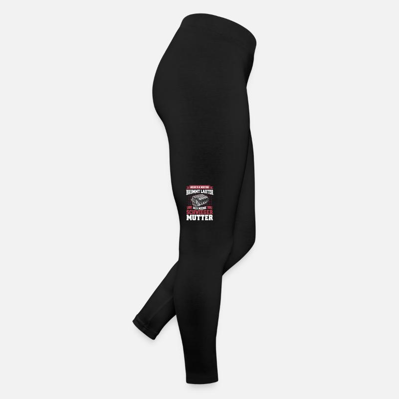 V8 Engine 8 Cylinder Displacement Car Tuning Tuner Women’s Jersey Leggings