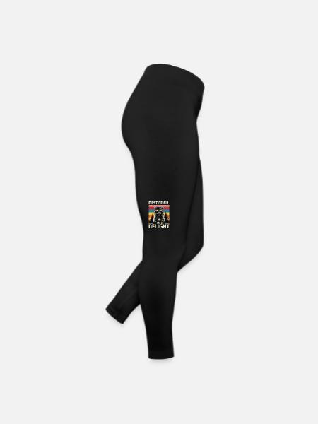 Raccoon - Women’s Jersey Leggings - black - Right