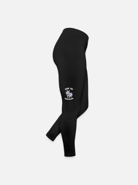 Rhinocéros Rhinocéros - Legging en jersey Femme - noir - Droite