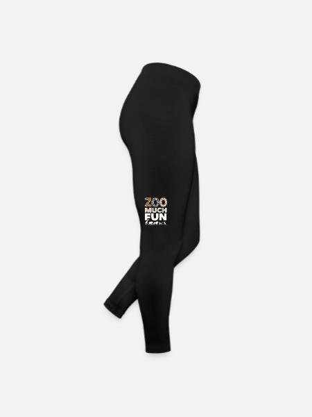 Animaux du zoo Gardien de zoo - Legging en jersey Femme - noir - Droite