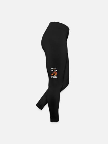 Dragon Mystic Dragon Fantasy - Women’s Jersey Leggings - black - Right