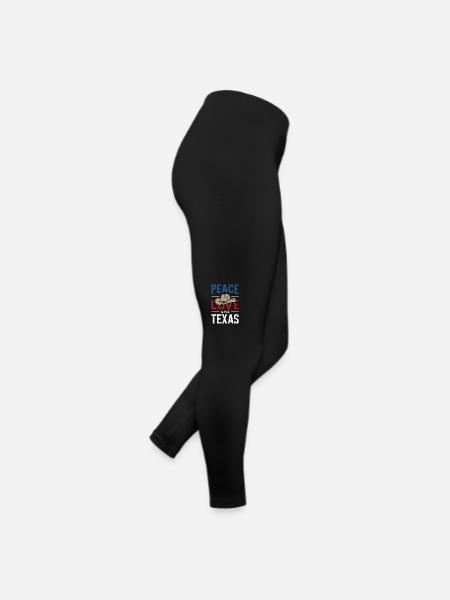 Texas State Texans Texas - Women’s Jersey Leggings - black - Right