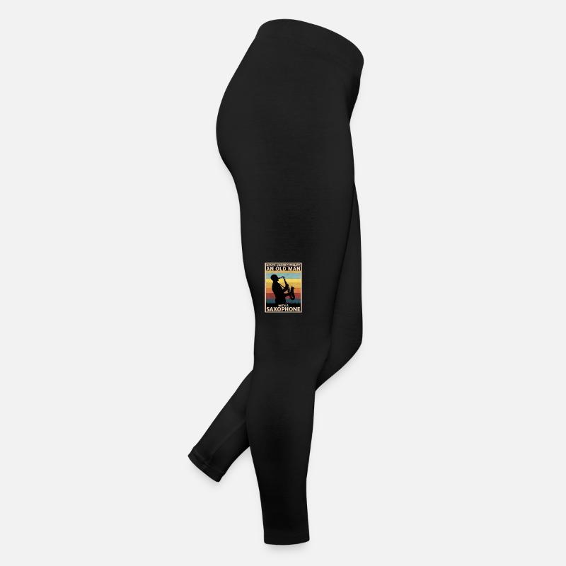 Saxophone Saxophone - Legging en jersey Femme - noir
