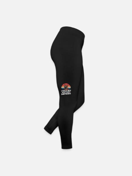Berger Allemand Chien Malinois - Legging en jersey Femme - noir - Droite