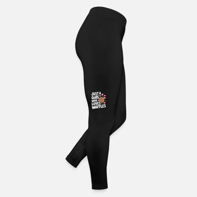 Gaufres Bonbons pour le petit-déjeuner Legging en jersey Femme