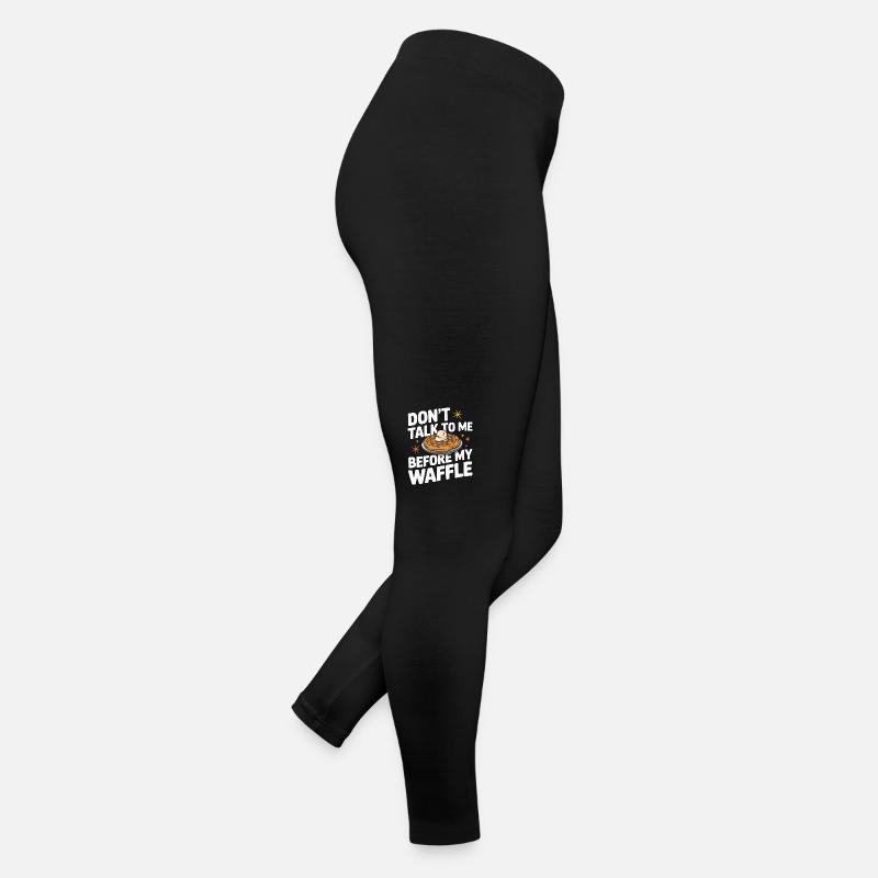 Gaufres Bonbons pour le petit-déjeuner Legging en jersey Femme