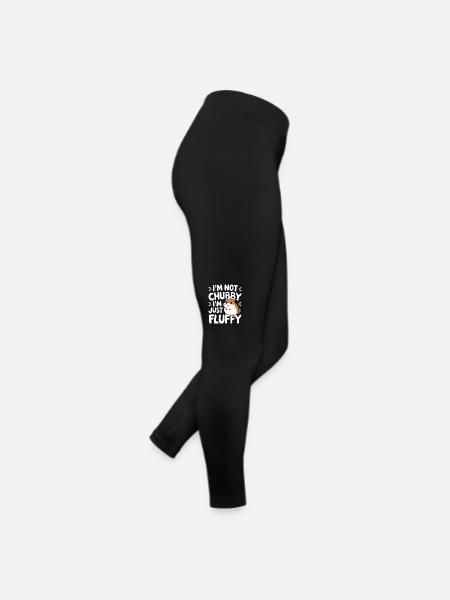 Hamster - Frauen Jersey Leggings - Schwarz - Rechts