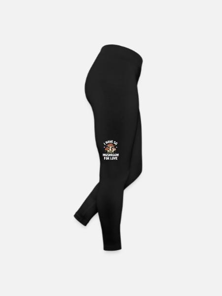 Mushroom Mushrooms Funghi Mushroom - Women’s Jersey Leggings - black - Right