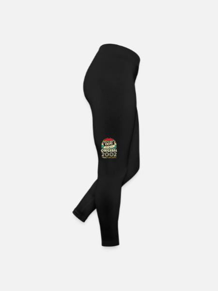 Original 2002 Vintage Cadeau d’anniversaire 2002 - Legging en jersey Femme - noir - Droite