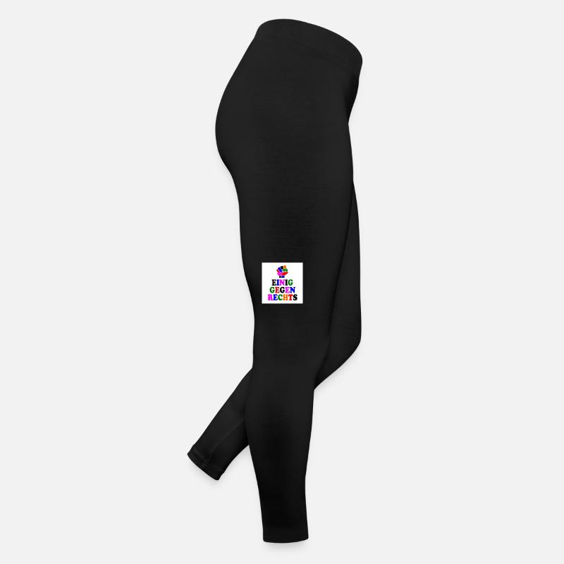 Einig gegen rechts Frauen Jersey Leggings