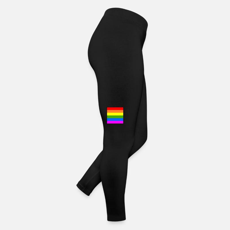 Drapeau arc-en-ciel Drapeau LGBT arc-en-ciel Legging en jersey Femme