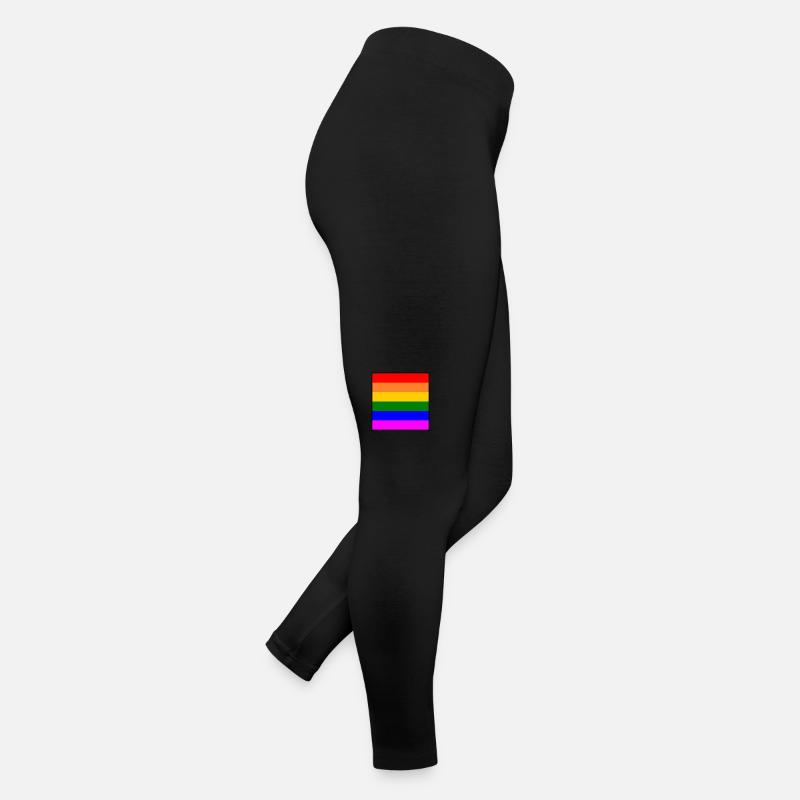 Drapeau arc-en-ciel Drapeau LGBT arc-en-ciel Legging en jersey Femme